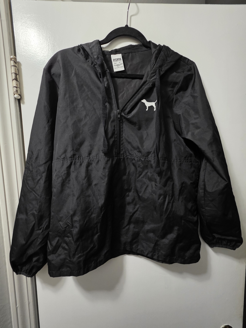Women's PINK Hooded Windbreaker Jacket